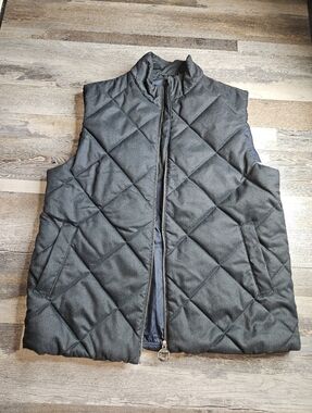 Barbour NEW Men's Quilted Vest Navy Blue Large